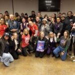 Group of Delta workers posing for picture